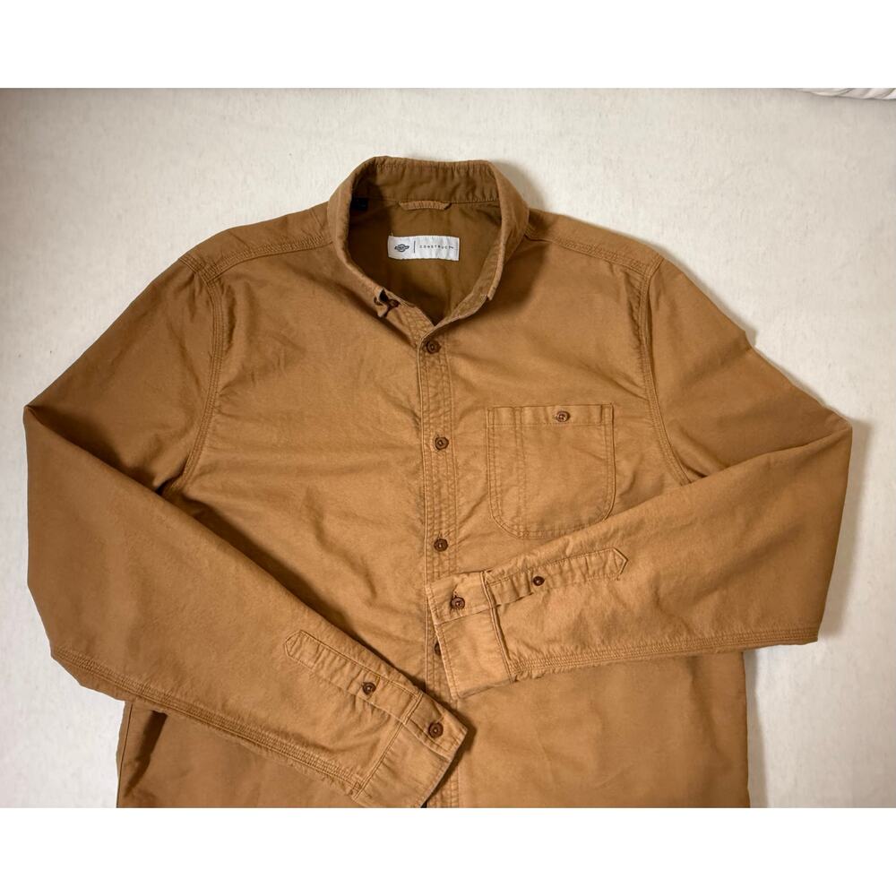 Dickies Construct Camel Long Sleeve Button Down S… - image 4